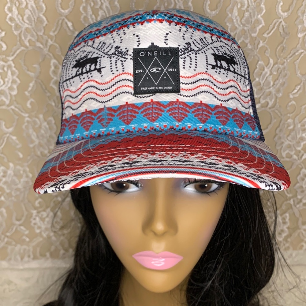 Vintage Early 2000s O’Neill Trucker Style Adjustable Baseball SnapBack Hat Cap